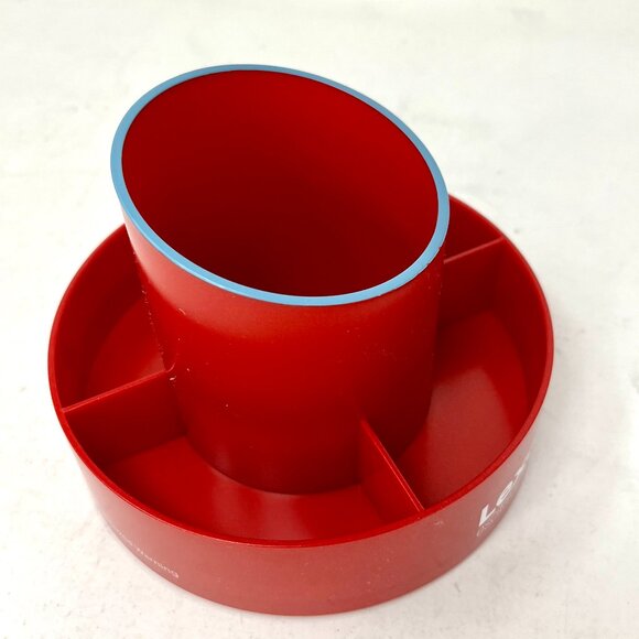 Lexapro Escitalopram Oxalate Red ROTATING DESK ORGANIZER Pharmaceutical Promo - Picture 3 of 4